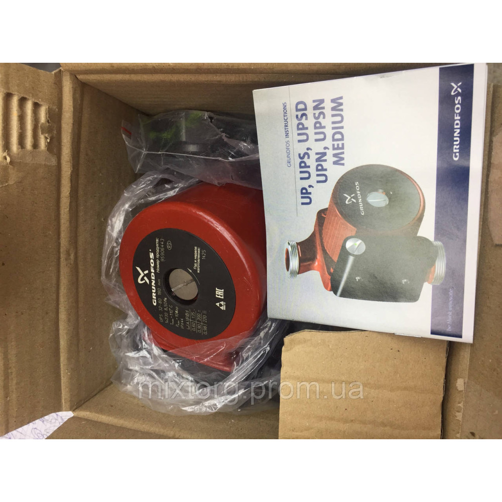 Циркуляційний насос Grundfos UPS 25/60/180 Циркуляційний насос Grundfos UPS 25/60/180