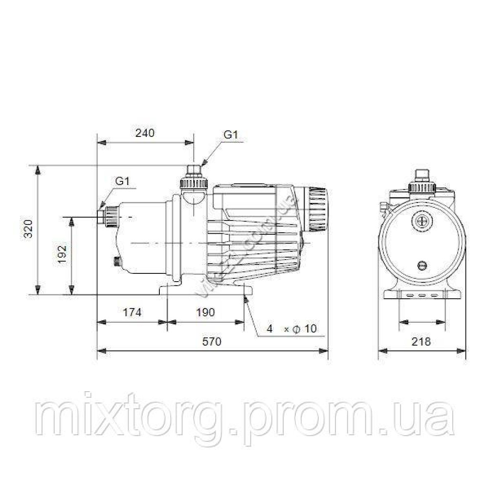 Побутова насосна станція MQ 3-45 Grundfos (Грундфос) оригінал Побутова насосна станція MQ 3-45 Grundfos (Грундфос) оригінал