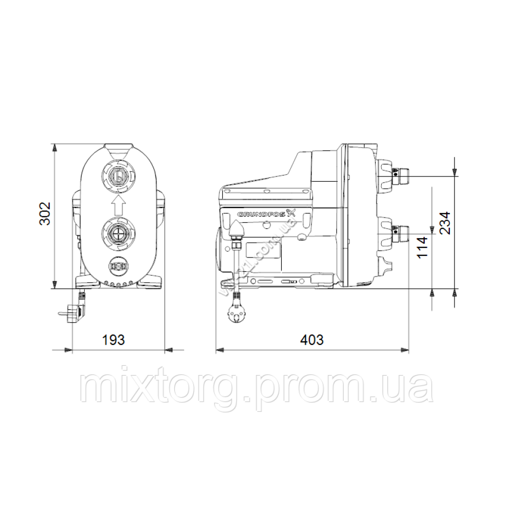 Насосна установка NEW Grundfos Scala2 3-45 (Грундфос) оригінал Насосна установка NEW Grundfos Scala2 3-45 (Грундфос) оригінал