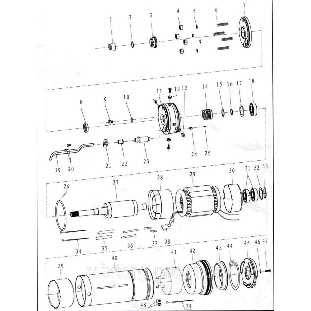 Циркуляційний насос RH32-8-180 "rudes" Циркуляційний насос RH32-8-180 "rudes"
