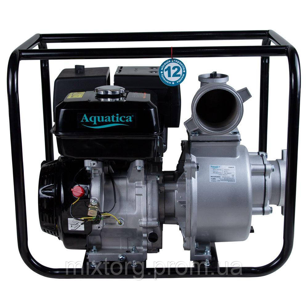 Мотопомпа 18 к.с. Hmax 35м Qmax 120м³/год (4-х тактний) AQUATICA AQ60CX (772533) Мотопомпа 18 к.с. Hmax 35м Qmax 120м³/год (4-х тактний) AQUATICA AQ60CX (772533)