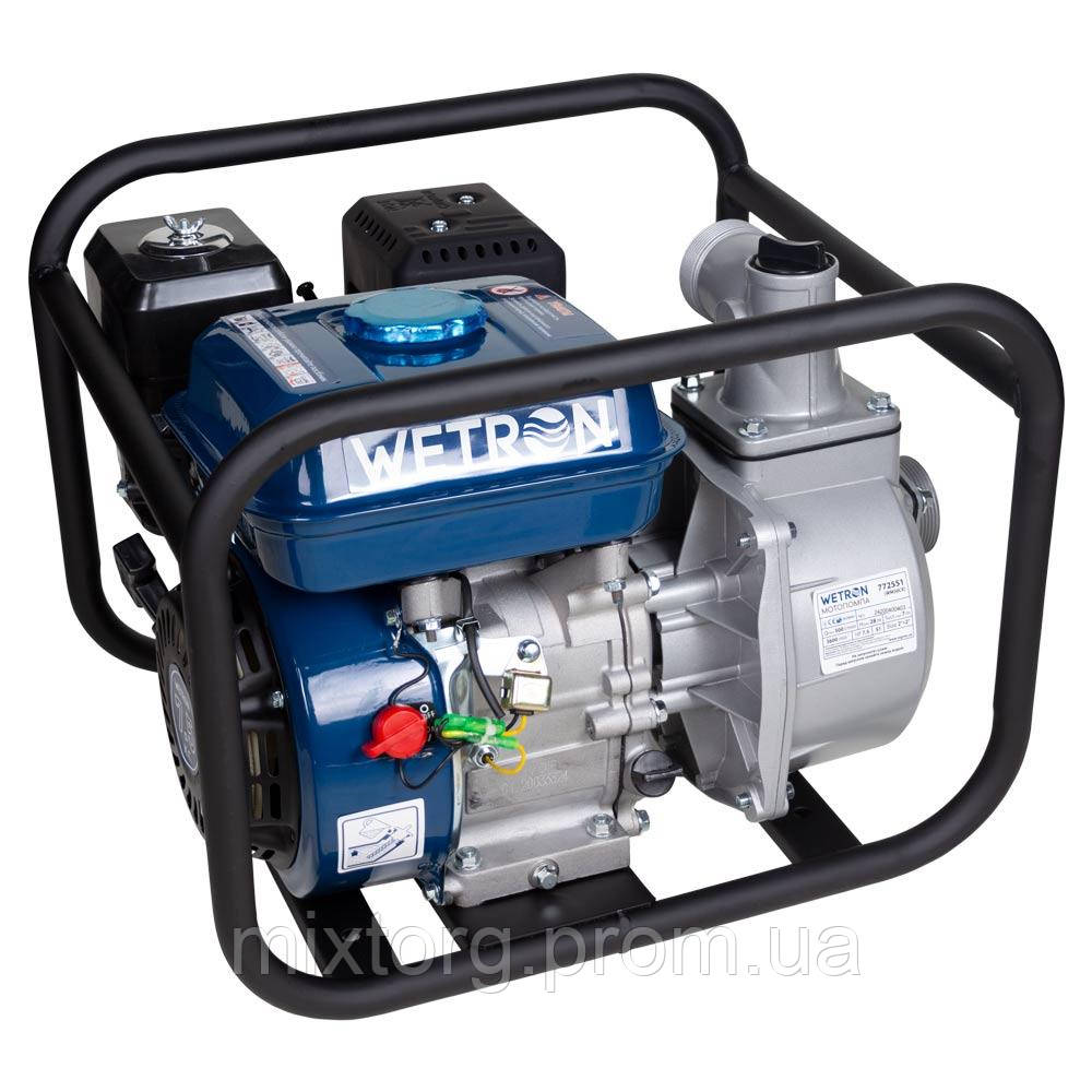 Мотопомпа 7.5 к.с. Hmax 28м Qmax 30м³/ч (4-х тактний) WETRON WM50CX (772551) Мотопомпа 7.5 к.с. Hmax 28м Qmax 30м³/ч (4-х тактний) WETRON WM50CX (772551)