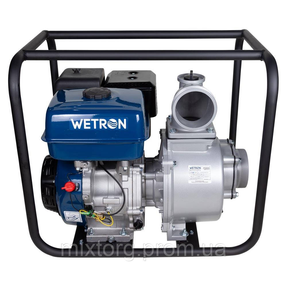 Мотопомпа 15 к.с. Hmax 30м Qmax 110м³/ч (4-х тактний) WETRON WM100CX (772553) Мотопомпа 15 к.с. Hmax 30м Qmax 110м³/ч (4-х тактний) WETRON WM100CX (772553)