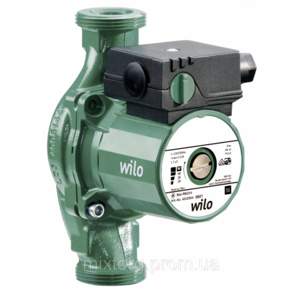 Насос циркуляційний Wilo-Star-Rs 25/60/180 Насос циркуляційний Wilo-Star-Rs 25/60/180