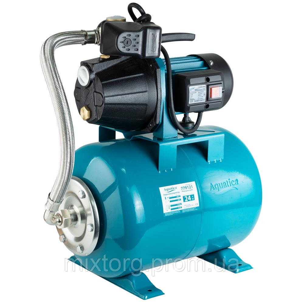 Станція 0.8кВт Hmax 38м Qmax 58л/хв (самовсмоктувальний насос) 24л AquaticaLEO EKJ-802IA5/UA (775346/24) Станція 0.8кВт Hmax 38м Qmax 58л/хв (самовсмоктувальний насос) 24л AquaticaLEO EKJ-802IA5/UA (775346/24)