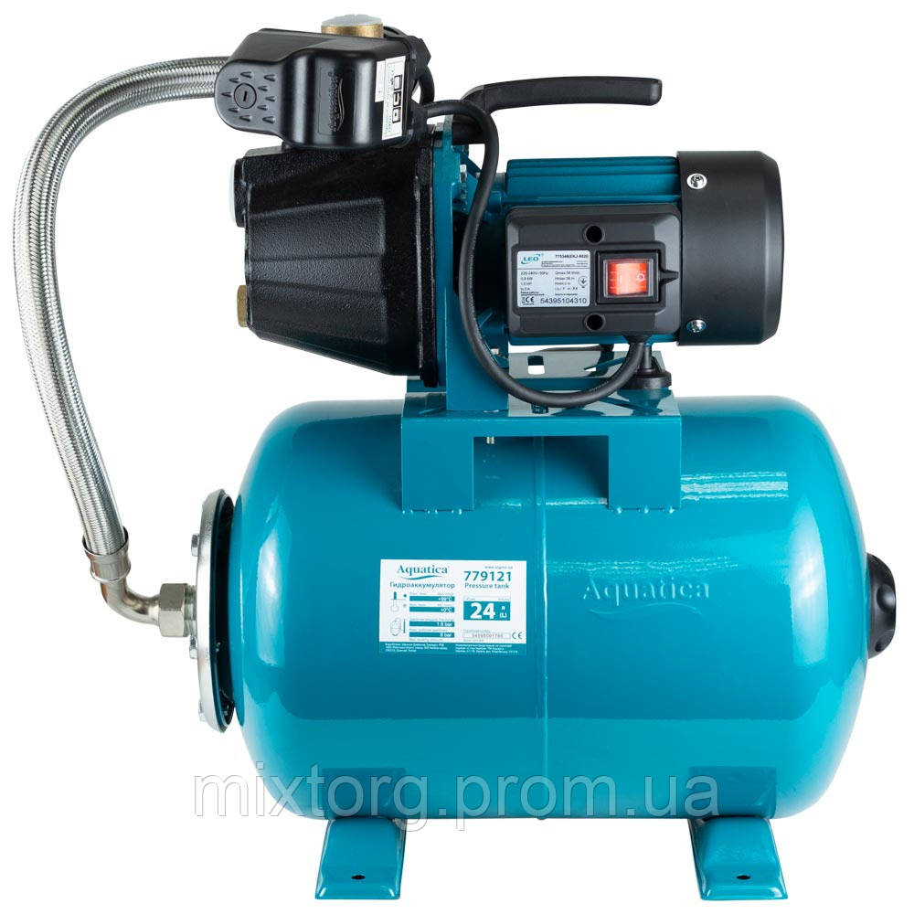 Станція 0.8кВт Hmax 38м Qmax 58л/хв (самовсмоктувальний насос) 24л AquaticaLEO EKJ-802IA5/UA (775346/24) Станція 0.8кВт Hmax 38м Qmax 58л/хв (самовсмоктувальний насос) 24л AquaticaLEO EKJ-802IA5/UA (775346/24)