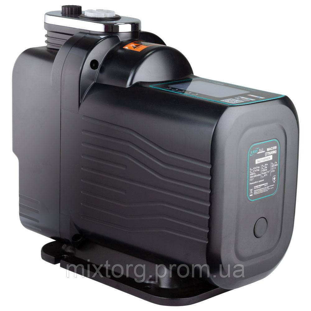Станція 0.55кВт Hmax 40м Qmax 80л/хв з частотним регулюванням 3.0 LEO MAC550 (776496) Станція 0.55кВт Hmax 40м Qmax 80л/хв з частотним регулюванням 3.0 LEO MAC550 (776496)