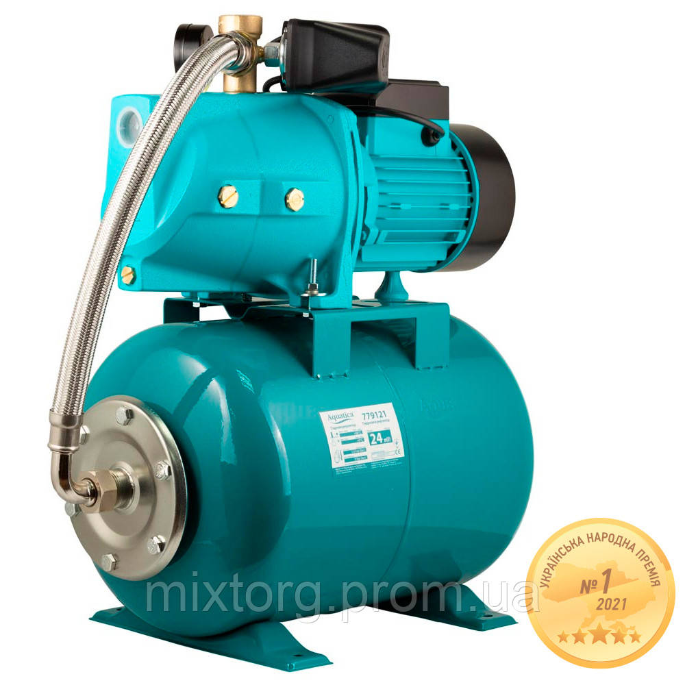 Станція 0.75кВт Hmax 42м Qmax 80л/хв (самовсмоктуючий насос) 24л Україна AQUATICA (775083/24) Станція 0.75кВт Hmax 42м Qmax 80л/хв (самовсмоктуючий насос) 24л Україна AQUATICA (775083/24)