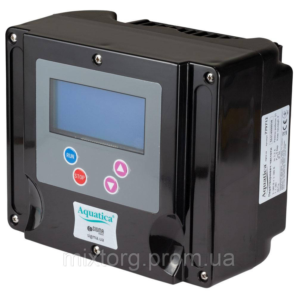Перетворювач частоти 3~380В × 3~380В до 1.1кВт з датчиком тиску AQUATICA (AVF-1.1ТL) (779712) Перетворювач частоти 3~380В × 3~380В до 1.1кВт з датчиком тиску AQUATICA (AVF-1.1ТL) (779712)