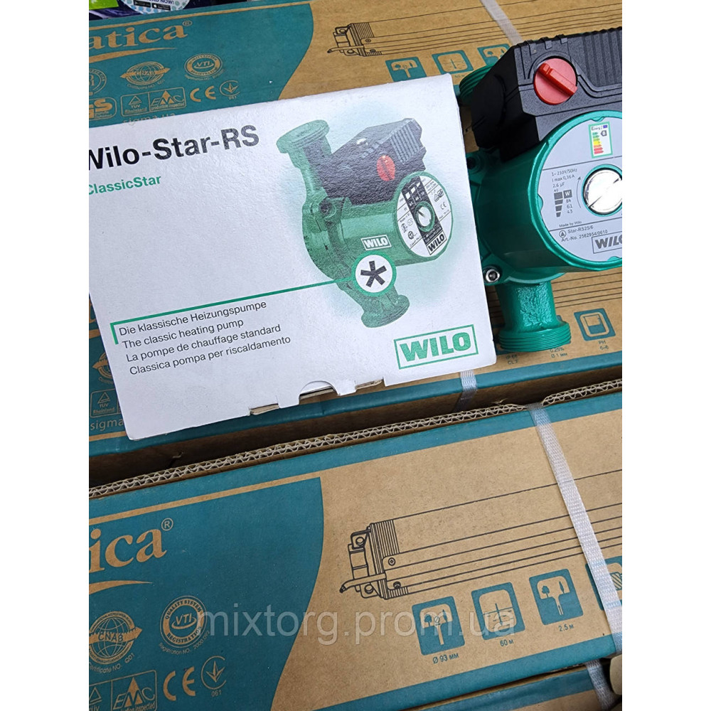 Насос циркуляційний WILO 25/60 — 180 оригінал! Насос циркуляційний WILO 25/60 — 180 оригінал!