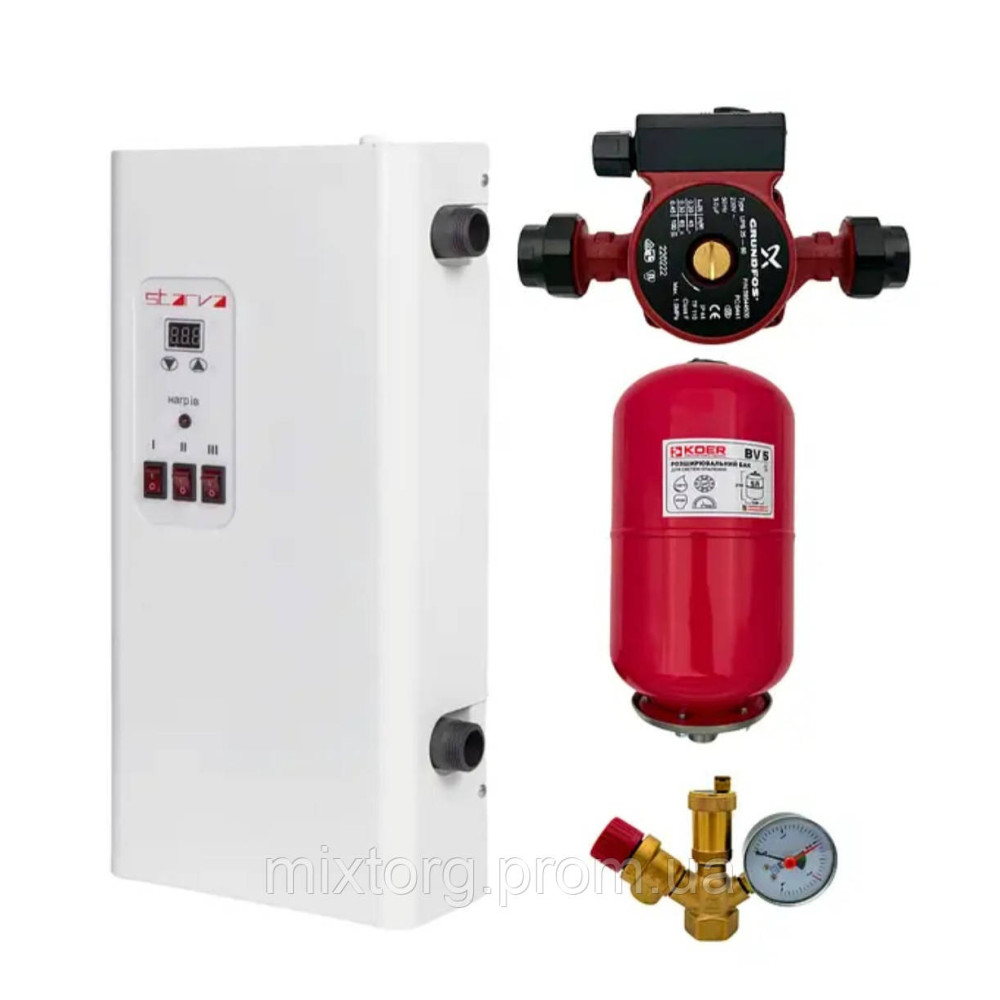 ЕЛЕКТРИЧНИЙ КОТЕЛ STARVA 03/380В, С Насосом! ЕЛЕКТРИЧНИЙ КОТЕЛ STARVA 03/380В, С Насосом!