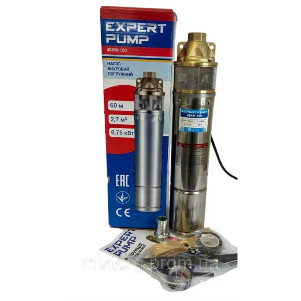 Глибокий заглибний насос Expert 4SKM-150 1,1 квт Глибокий заглибний насос Expert 4SKM-150 1,1 квт