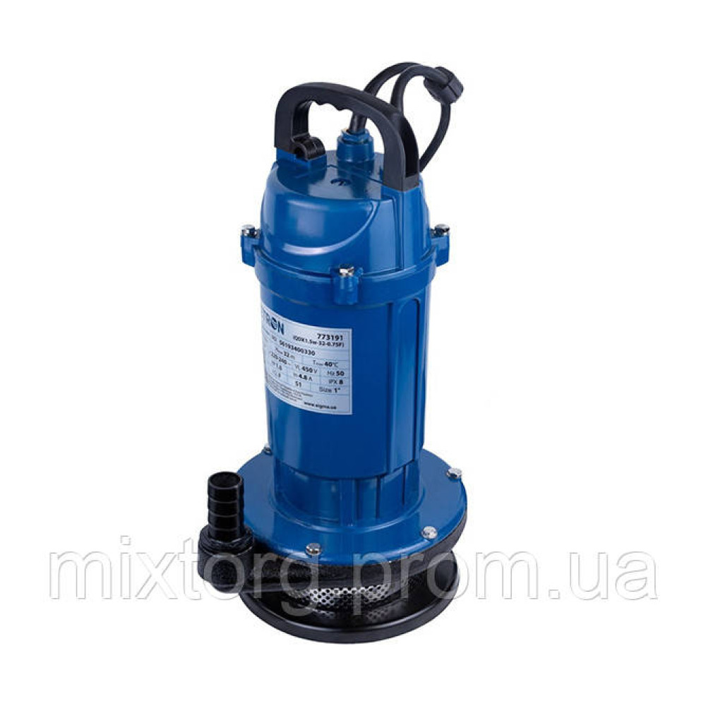 Насос дренажний 0.37кВт Hmax 15м Qmax 140л/хв без поплавка QDX1.5-16-0.37 WETRON (773190) Насос дренажний 0.37кВт Hmax 15м Qmax 140л/хв без поплавка QDX1.5-16-0.37 WETRON (773190)
