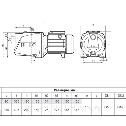 Поверхневий насос JSP355A "Sprut"